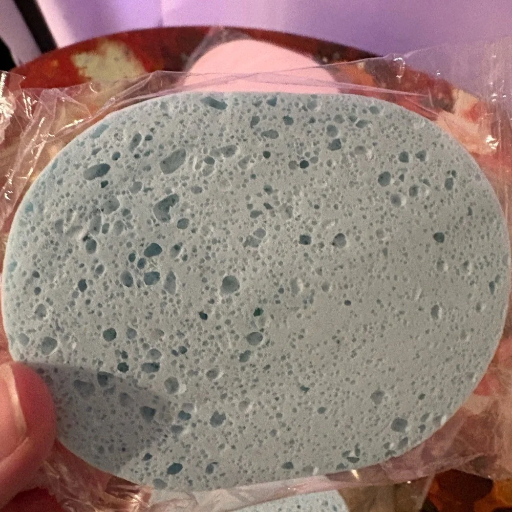Pink and Blue Makeup Sponge Set